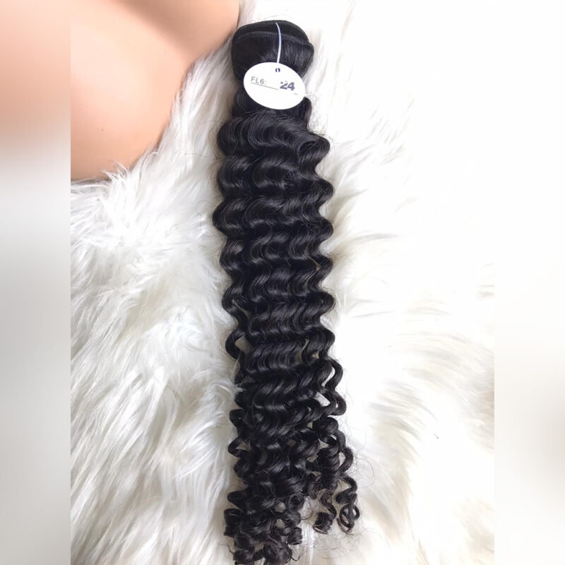 1b Virgin Hair Bundles (Deep Curly)