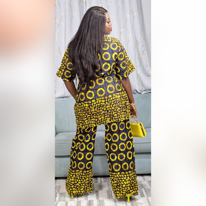 Ayomide: Ankara Two-Piece Set – Royal Chic - Image 4