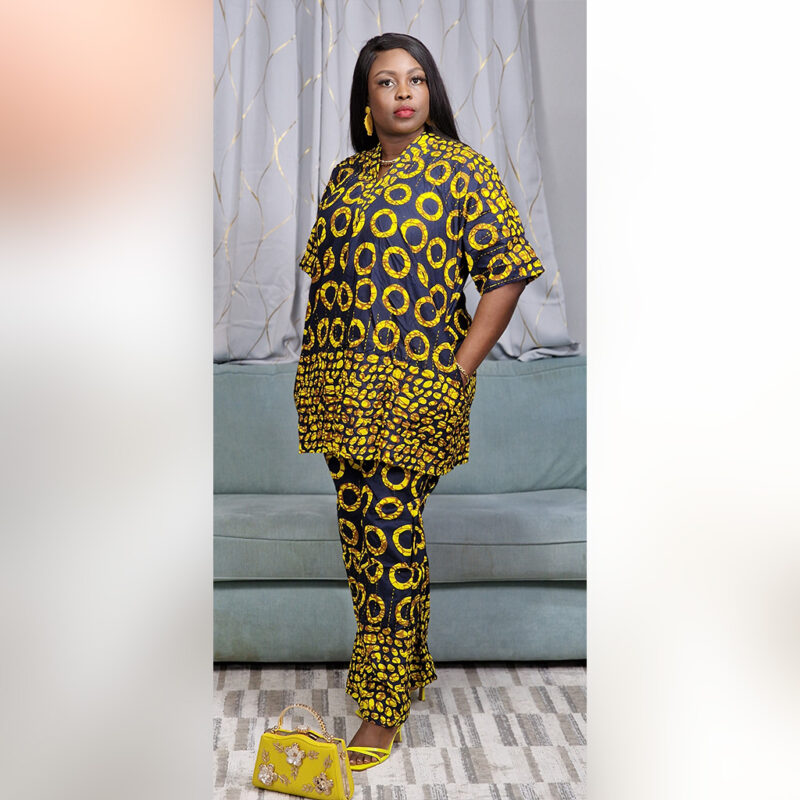 Ayomide: Ankara Two-Piece Set – Royal Chic - Image 5