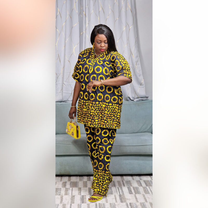 Ayomide: Ankara Two-Piece Set – Royal Chic - Image 9