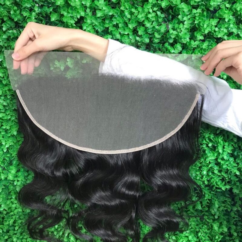 #1b Virgin Hair Closure (Body Wave) - Image 2