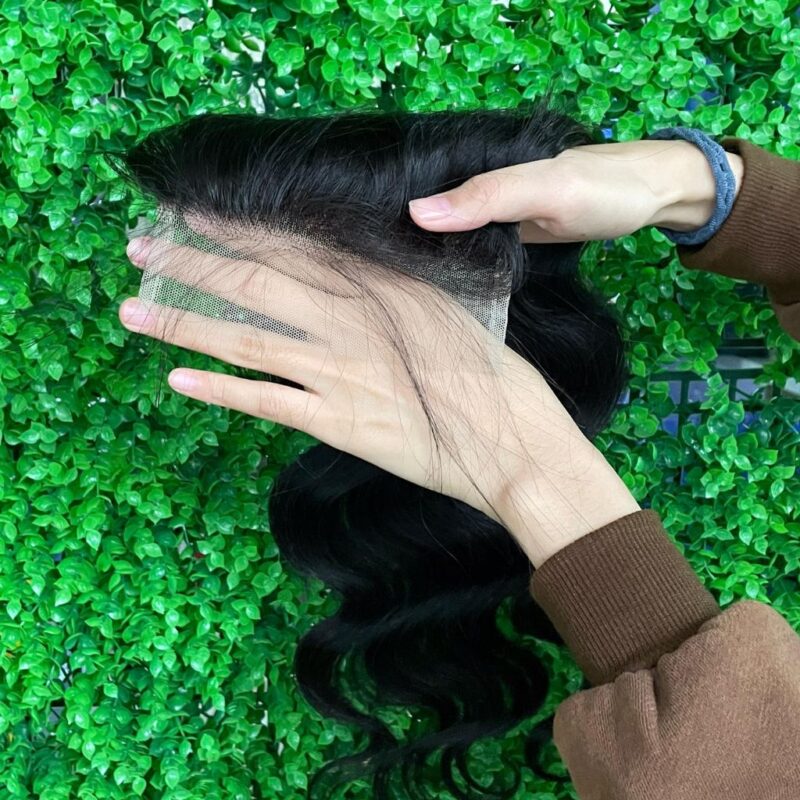 #1b Virgin Hair Closure (Straight) - Image 3