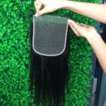 #1b Virgin Hair Closure (Straight)