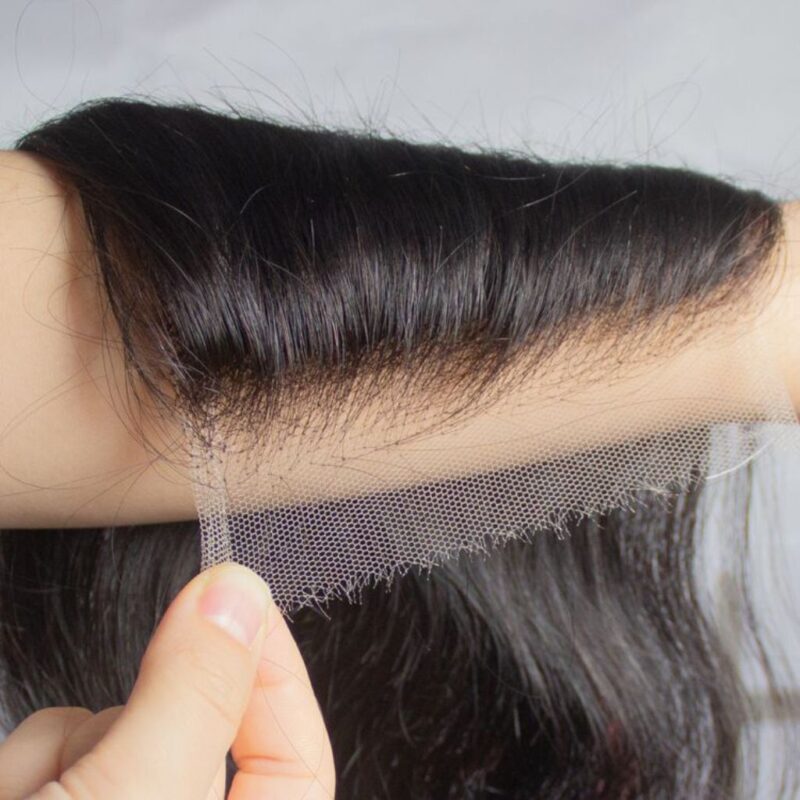 #1b Virgin Hair Closure (Straight) - Image 6