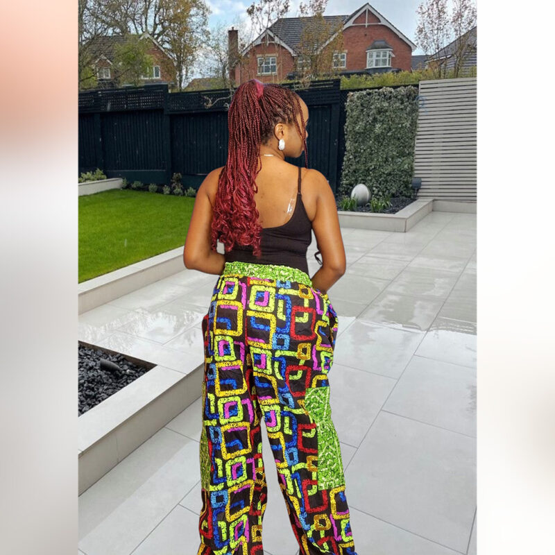 Ibidun: Bold Ankara Cargo Pants – Urban Culture - Image 5