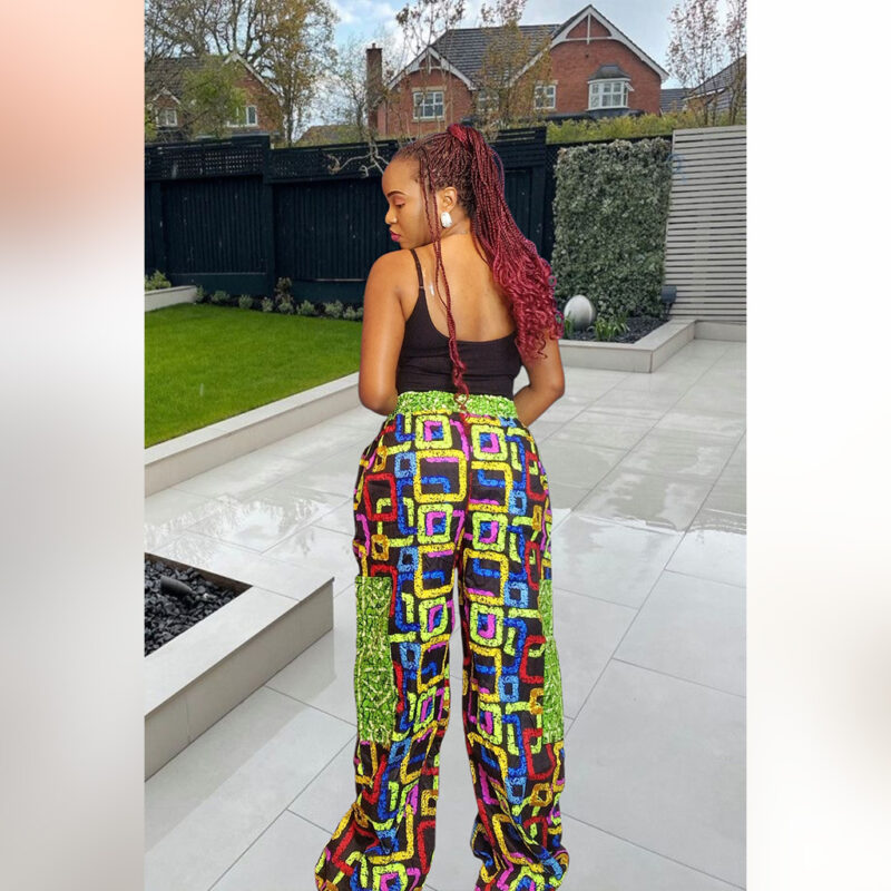 Ibidun: Bold Ankara Cargo Pants – Urban Culture - Image 9